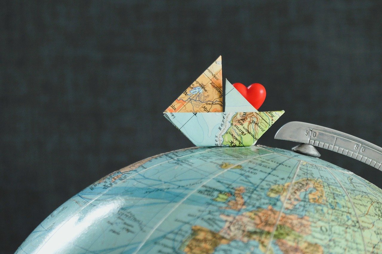 globe, ship, exploration, to travel, heart, adventure, world, explore, vacation, sea, water, wedding, sail, world travel, vacations, nature, plane, coupon, wanderlust